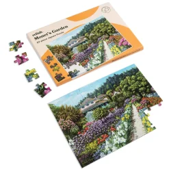 HOPTOYS Idees Cadeaux Pour Une Personne A Haut Potentiel*Puzzle Ergonomique Jardin De Monet - 63 Pieces