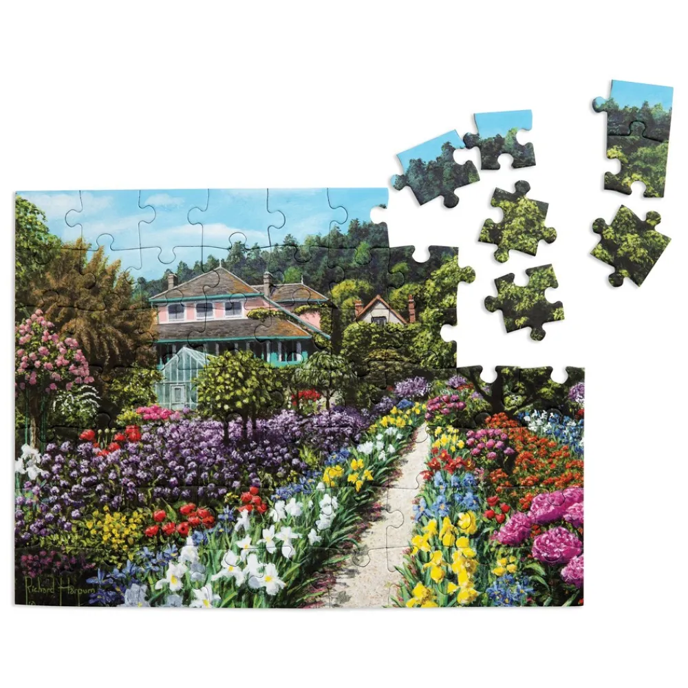 HOPTOYS Idees Cadeaux Pour Une Personne A Haut Potentiel*Puzzle Ergonomique Jardin De Monet - 63 Pieces