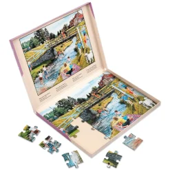 HOPTOYS Idees Cadeaux Pour Une Personne A Haut Potentiel*Puzzle Ergonomique Riviere - 35 Pieces