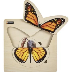 HOPTOYS Jeux Éducatifs*Puzzle Multi Niveau Papillon