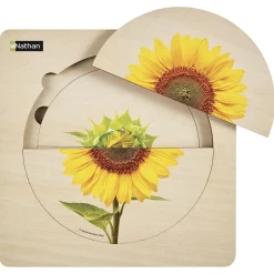 HOPTOYS Jeux Éducatifs*Puzzle Multi Niveau Tournesol