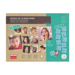 HOPTOYS Habiletés Sociales Et Émotions*Puzzles Émotions