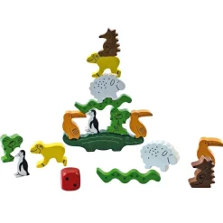 HOPTOYS Jeux Pour Apprendre A Se Concentrer*Pyramides D'Animaux