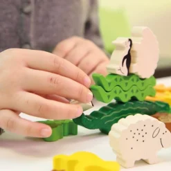 HOPTOYS Jeux Pour Apprendre A Se Concentrer*Pyramides D'Animaux