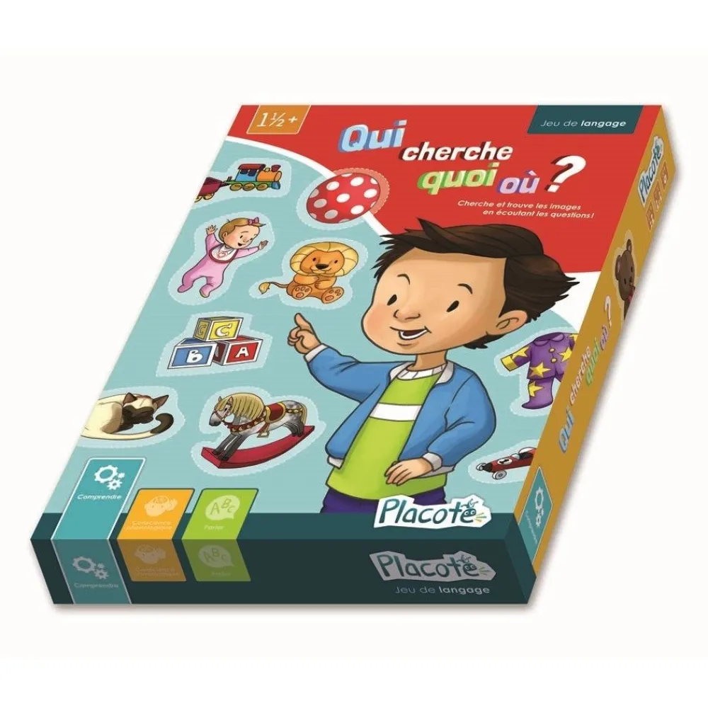 HOPTOYS Morpho-Syntaxe, Grammaire, Orthographe<Qui Cherche Quoi Ou ?