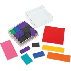 HOPTOYS Dyscalculie*Rainbow Fraction : Carres D'Apprentissage