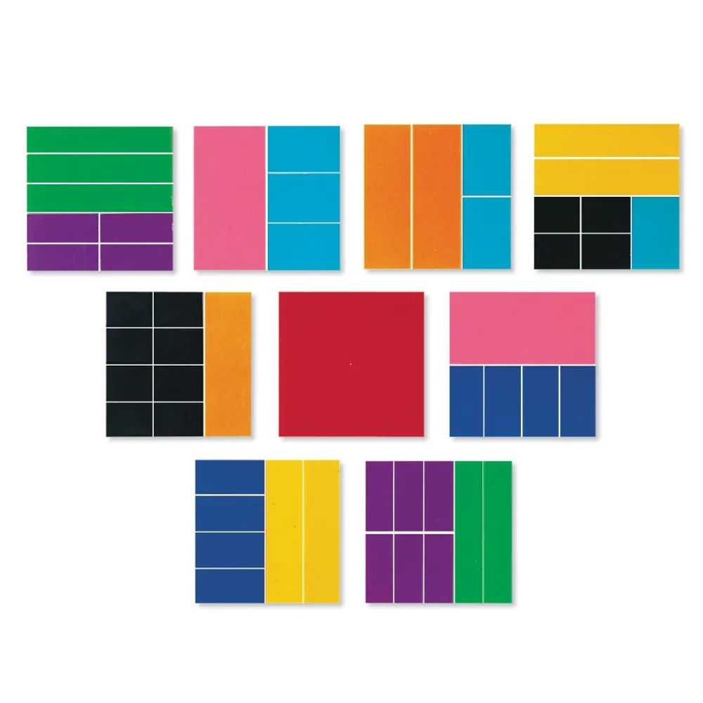 HOPTOYS Raisonnement Logico-Mathematique<Rainbow Fraction : Carres D'Apprentissage