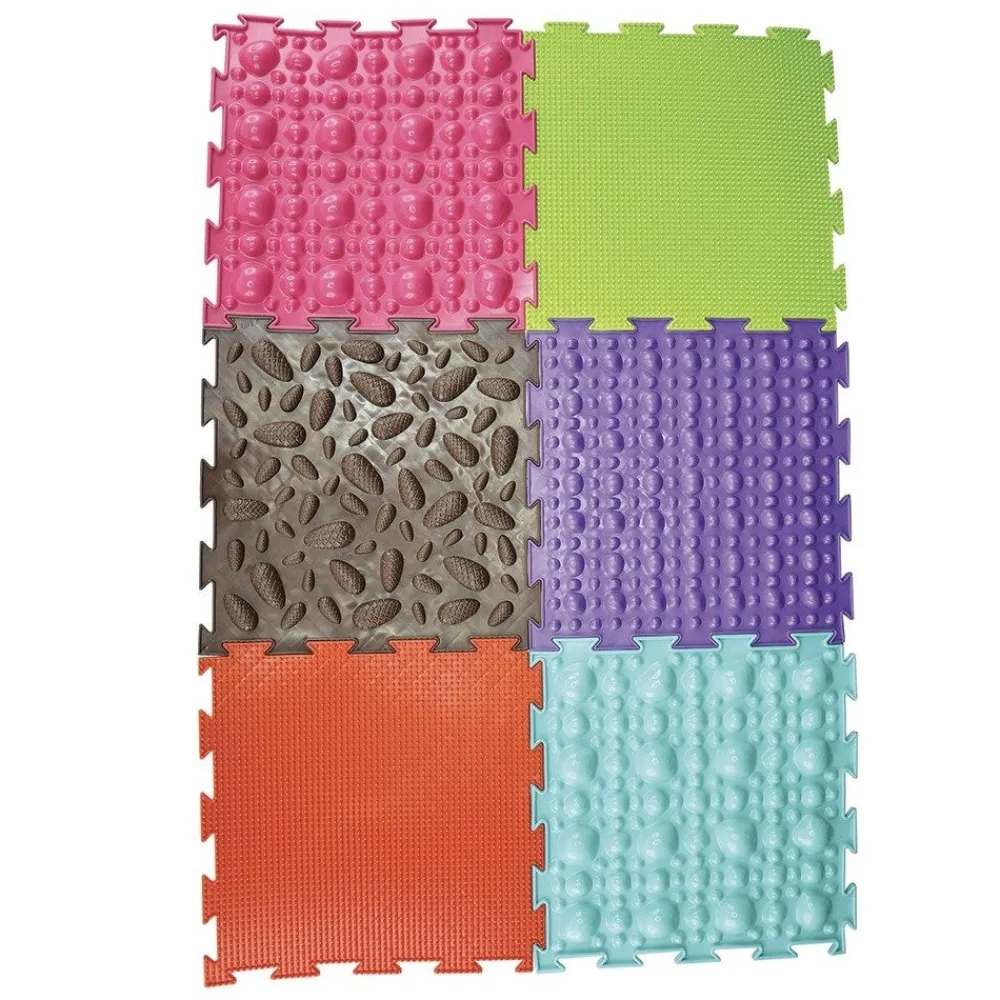 HOPTOYS Stimulation Tactile*Senso Plaques Sensorielles Par 6 – Lot 1
