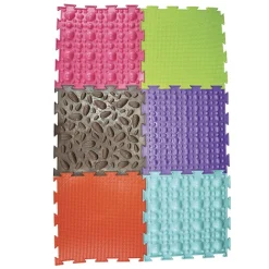 HOPTOYS Schema Et Expression Corporels<Senso Plaques Sensorielles Par 6 – Lot 1