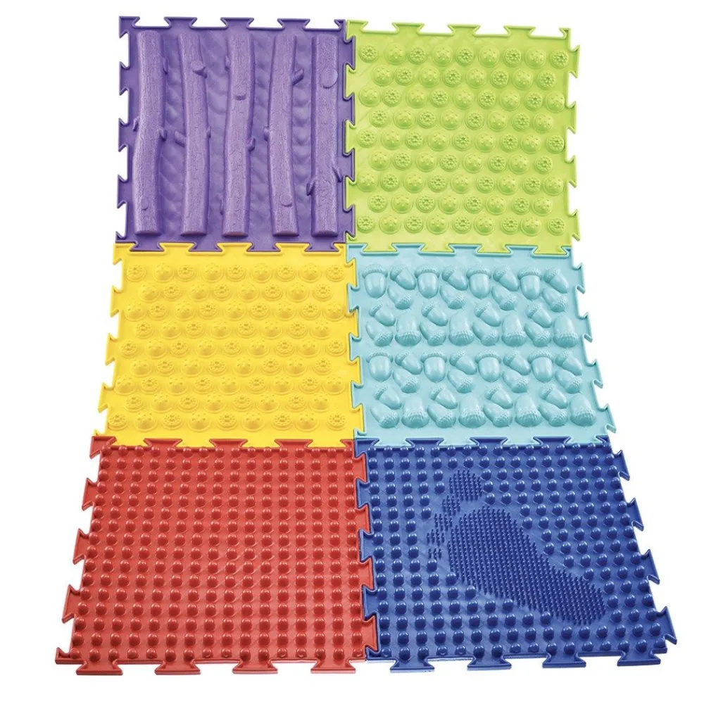 HOPTOYS Parcours Psychomoteurs<Senso Plaques Sensorielles Par 6 – Lot 2