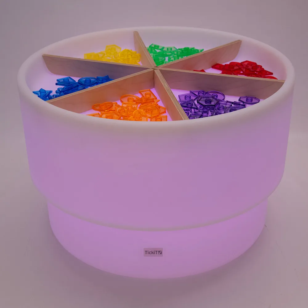 HOPTOYS Developpement Sensorimoteur<Separateurs En Bois Table De Decouverte Lumineuse