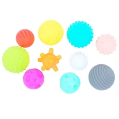 HOPTOYS Intervention Precoce*Set De 10 Balles Sensorielles