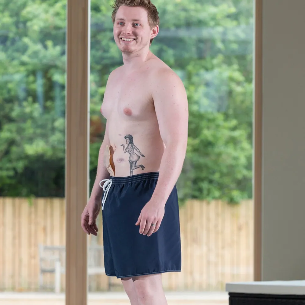 HOPTOYS Aides Quotidiennes Pour Une Personne Avec Polyhandicap*Short De Bain Incontinence Homme