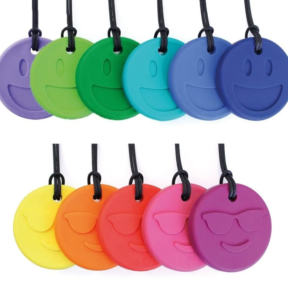 HOPTOYS Oralite Et Alimentation*Smiley Face - Collier De Mastication