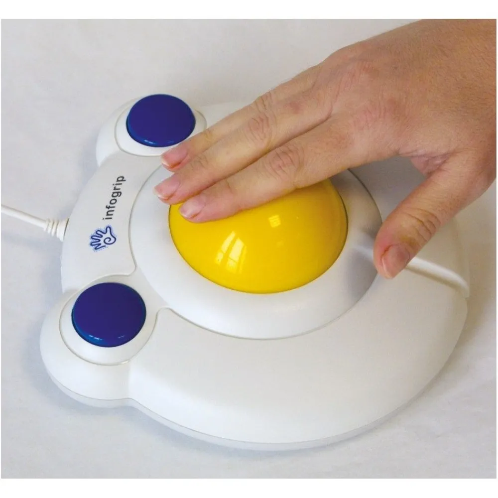 HOPTOYS Aides Quotidiennes Pour Une Personne Avec Un Handicap Ou Des Troubles Moteurs*Souris Bigtrack Plus