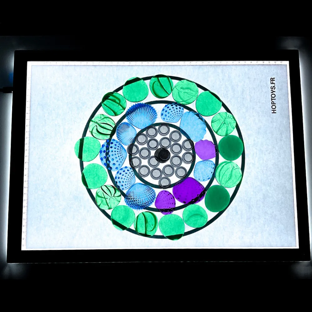 HOPTOYS Aides Motivationnelles, Recompenses, Renforcateurs<Table Lumineuse A4