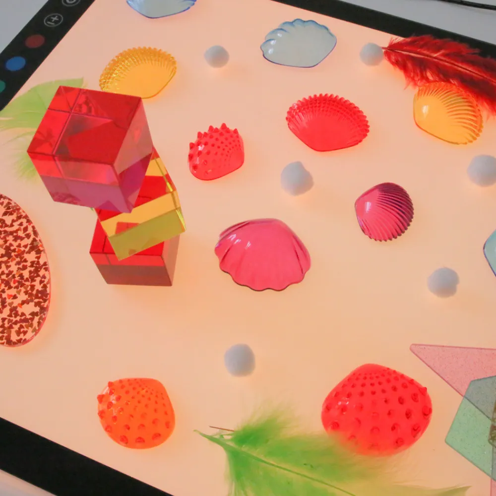 HOPTOYS Developpement Sensorimoteur<Table Lumineuse Multicolore