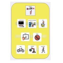 HOPTOYS Communication Non Verbale<Tableau De Choix Activites