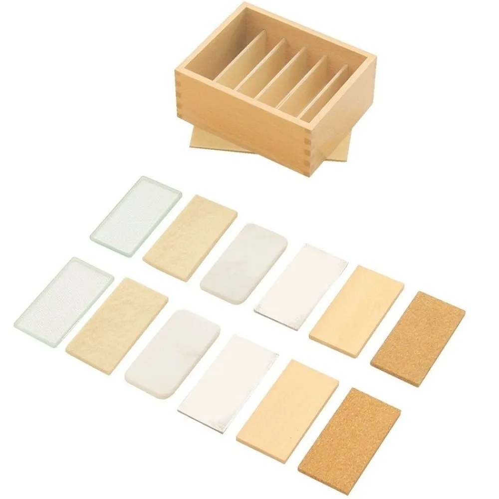 HOPTOYS Stimulation Tactile*Tablettes Thermiques Montessori
