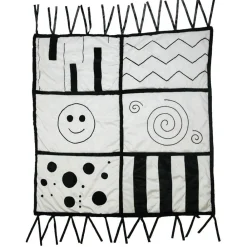 HOPTOYS Produits Lumineux Et Contrastes*Tapis Sensoriel Noir Et Blanc