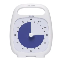 HOPTOYS Jeux Éducatifs*Time Timer Plus 120 Min - Blanc