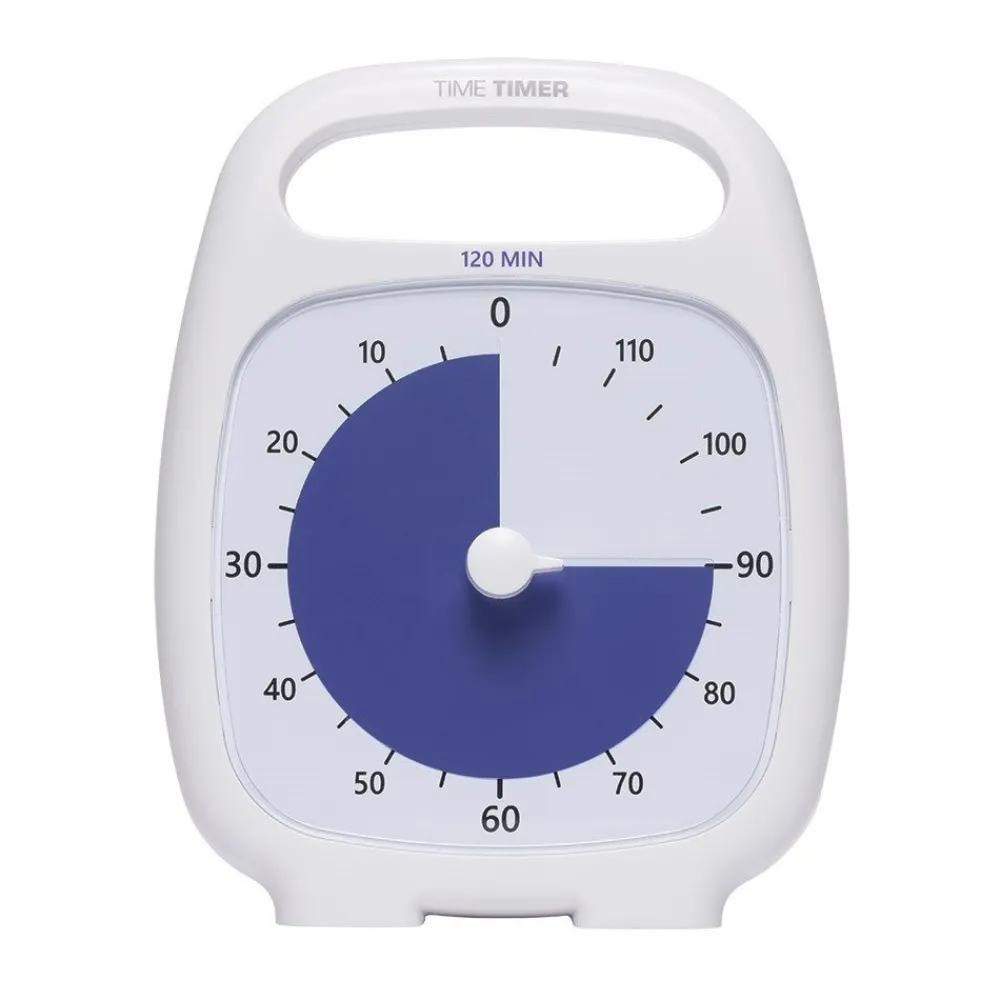 HOPTOYS Organisation & Planification<Time Timer Plus 120 Min - Blanc