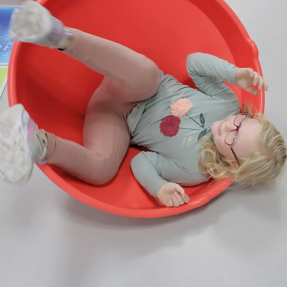 HOPTOYS Stimulation Sensorielle*Toupie Geante