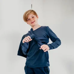 HOPTOYS Vêtements Besoins Spécifiques*T-Shirt Enfant Ultra Doux Manches Longues - Bleu