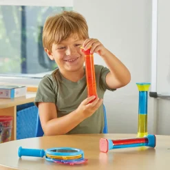 HOPTOYS Habiletés Sociales & Émotions*Tubes Sensoriels Colormix Par 3