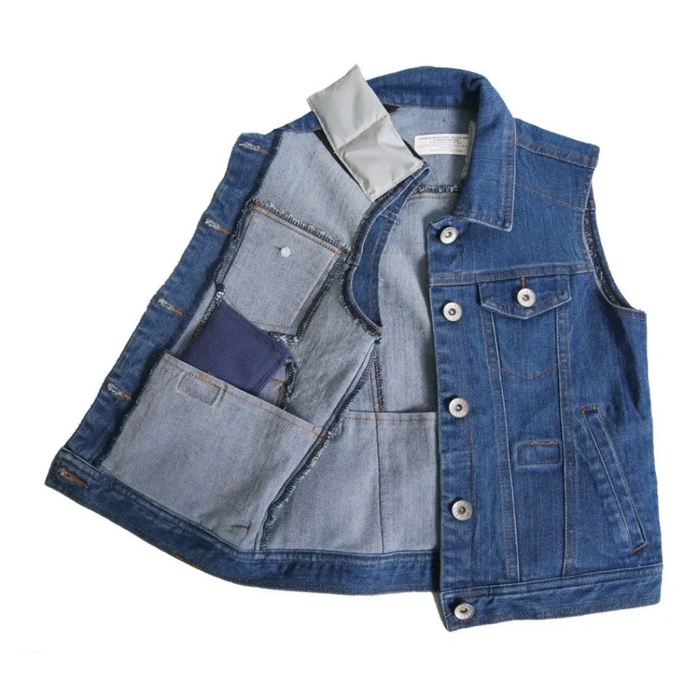 HOPTOYS Proprioception<Veste En Jean Sans Manche Lestee